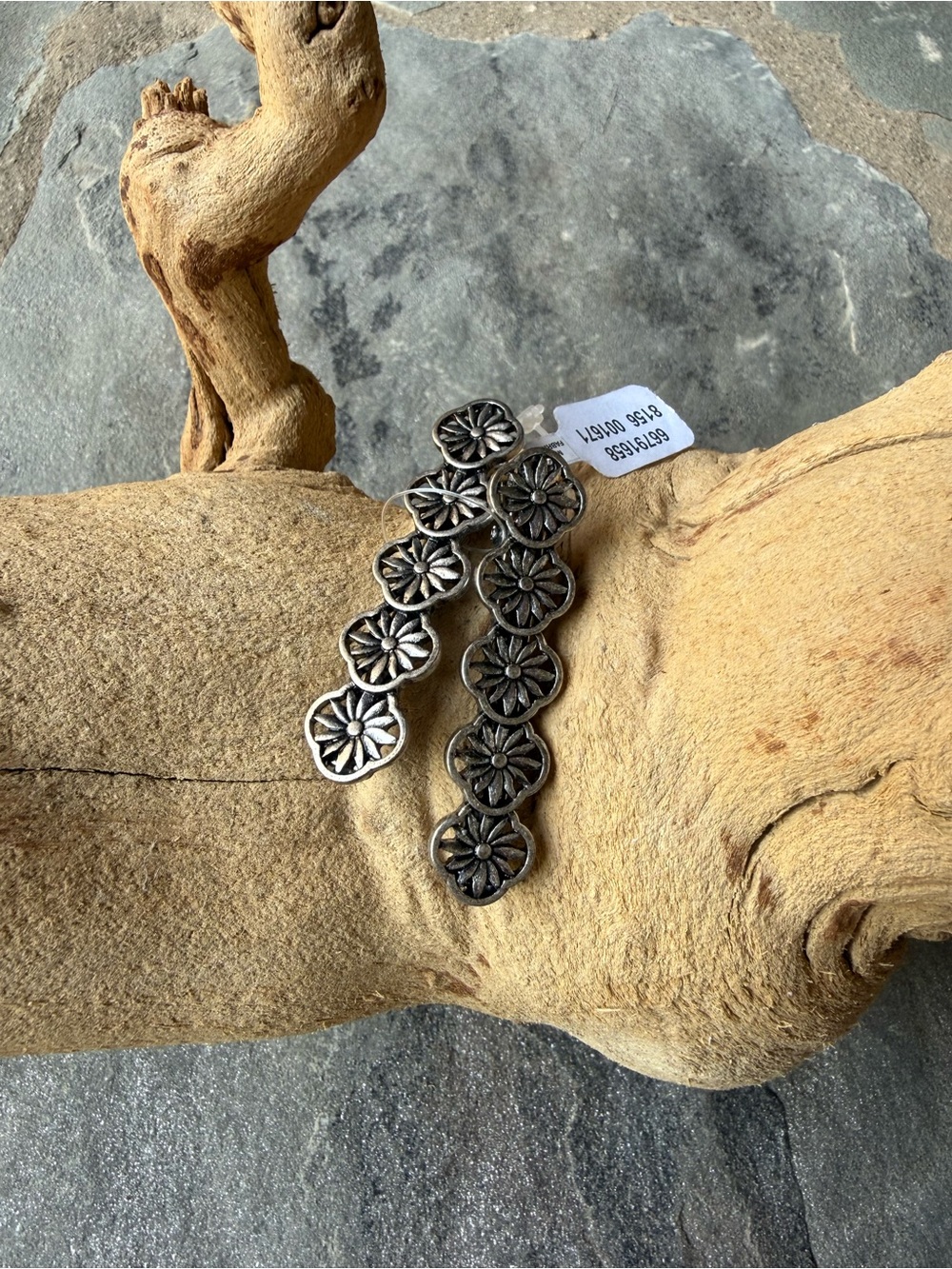 New🌟Free People Floral Concho Silver-Tone Hair Clips